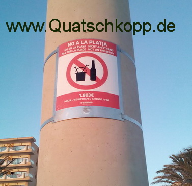 Eimesaufen wird teuer .-( 2014 Malle Quatschkopp 01