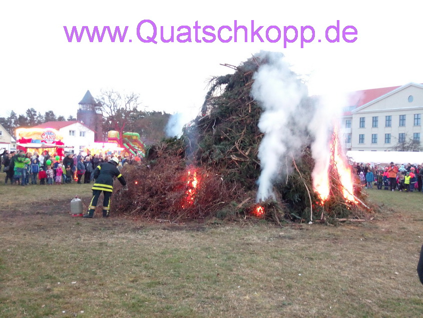 Jetzt gehts los 2016 Quatschkopp Berlin Osterfeuer KW 1